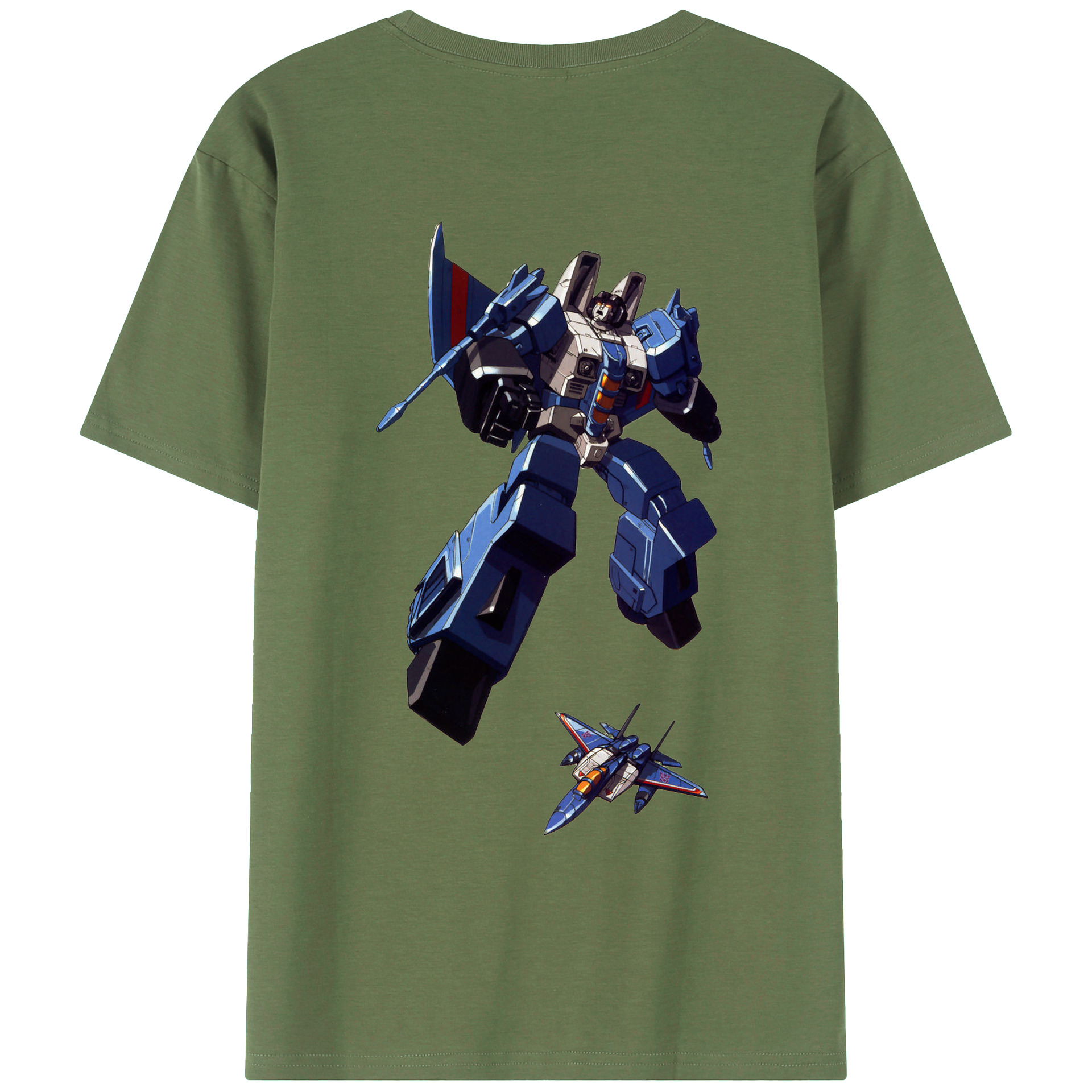（画像用）  綿100％ メンズ半袖Tシャツ（バックプリント） 通気性